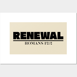 ROMANS 12:2 RENEWAL OF THE MIND Posters and Art